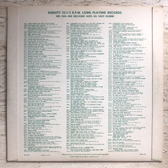 Varsity Salon Orchestra Roberta Vinyl Lp - Picture 3 of 7